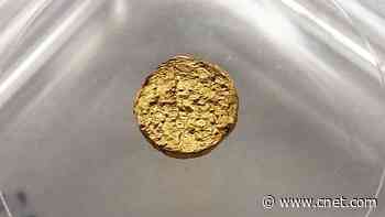 This astonishingly lightweight 18-karat gold nugget has a secret     - CNET