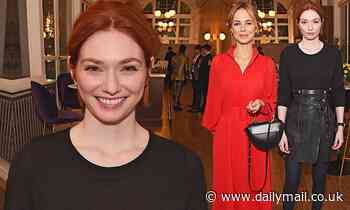 Eleanor Tomlinson attends La Boheme press night alongside EastEnders star Kara Tointon