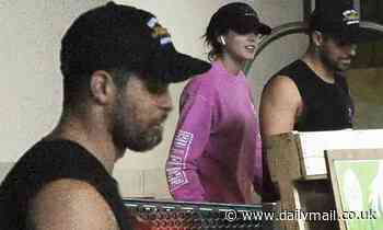 Wilmer Valderrama shows off his guns in sleeveless shirt while out with fiancée Amanda Pacheco