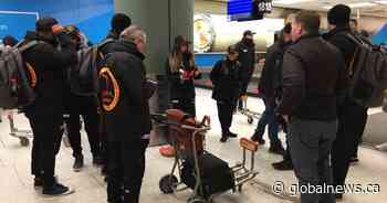 Down Under to deep freeze: Indigenous hockey team from Australia arrives in Edmonton