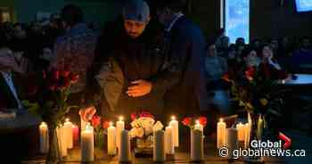 Mourners grieve, honour victims of Iran plane crash at Saskatoon vigil