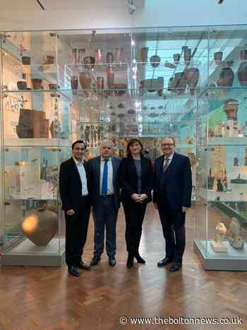 Secretary visits Bolton library and praises 'amazing collection'