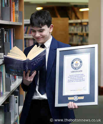Monty Lord's incredible Guinness World Record breaking achievement identifies 129 books by their opening lines