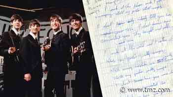 The Beatles' Handwritten Lyrics From George and Ringo Up For Sale