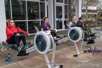 University of Chester women's football team row for charity
