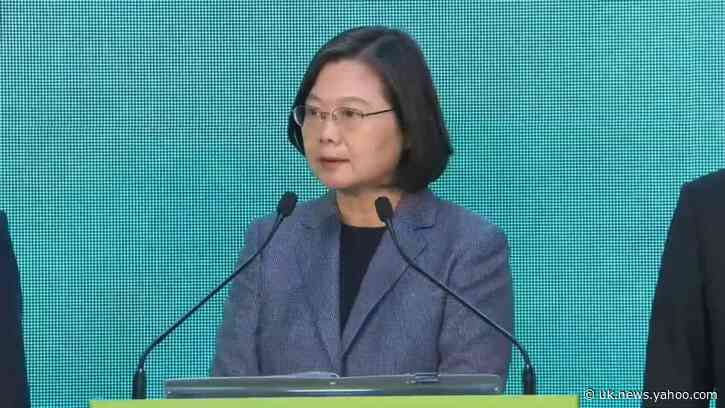 Taiwan president wins by landslide in stinging rebuke to China