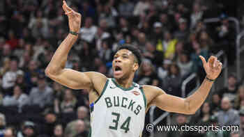 Watch: Giannis Antetokounmpo pins Kings mascot in pregame wrestling routine