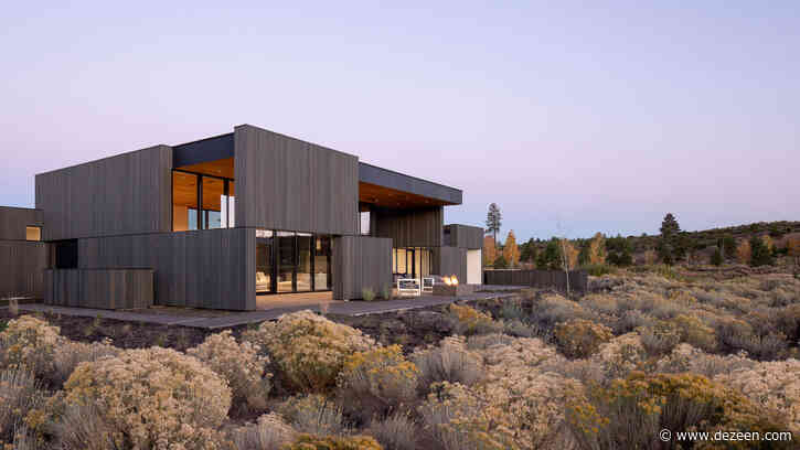 Hacker Architects builds High Desert Residence in volcanic Oregon landscape