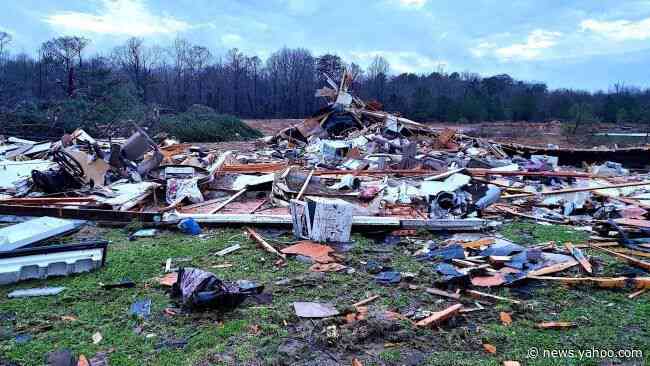 LIVE: 4 killed in severe outbreak as winds topple trucks, train cars, bend metal in southern US