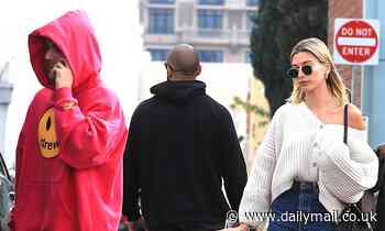 Justin Bieber and wife Hailey enjoy an early morning breakfast date in West Hollywood