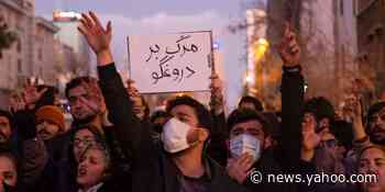 Iranians marched in fiery protests to demand Ayatollah Khamenei's resignation after officials shot down a commercial plane