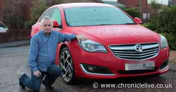 Whitley Bay family's lucky escape after 'fault' causes car to catch fire