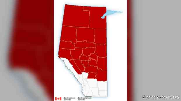 Extreme cold warnings blanket much of Alberta