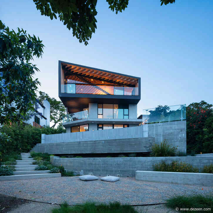 Angular terrace tops Clive Wilkinson's self-designed Los Angeles home