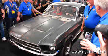 ‘Mona Lisa of Mustangs,’ Raced in ‘Bullitt,’ Sets Auction Record