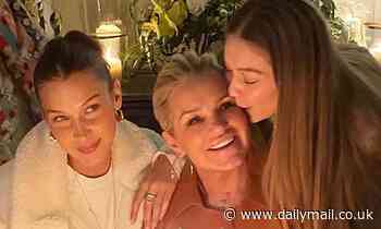 Yolanda Hadid celebrates her 56th birthday alongside model daughters, Gigi and Bella, in New York