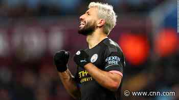 Aguero sets English Premier League scoring record