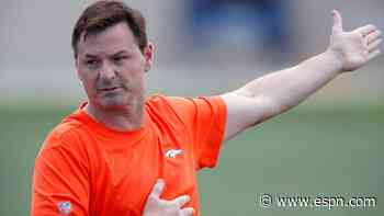 Broncos reverse course, let go of OC Scangarello