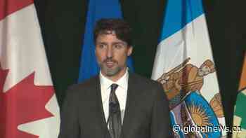 Justin Trudeau speaks at Edmonton memorial for Iran plane crash victims: ‘I am so deeply sorry for your loss’