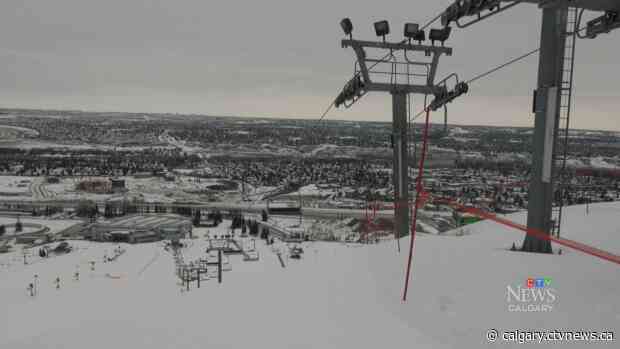 Skiers hit slopes while they can