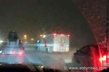 UPDATE: Extreme weather, crash involving about 30 vehicles closes Hwy. 1 between Hope and Chilliwack