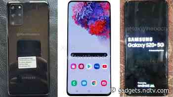 Samsung Galaxy S20+ 5G Live Images Surface Online, Show Quad Rear Cameras and Hole Punch Display