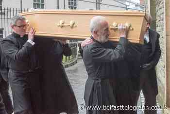 Former bishop James Mehaffey a force for reconciliation and peace, mourners told