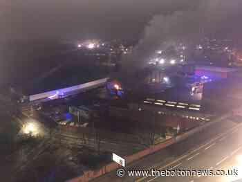 Fire destroys stock at Travis Perkins Bolton