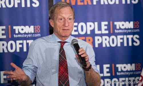Billionaire Tom Steyer defends place in Iowa Democratic debate