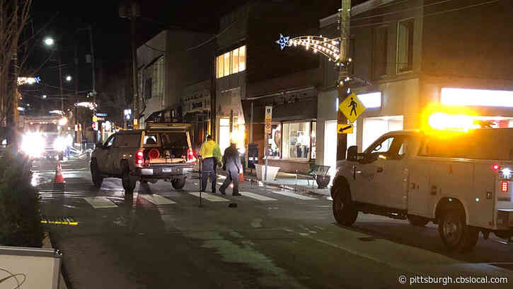 Water Main Break Shuts Down Walnut Street In Shadyside