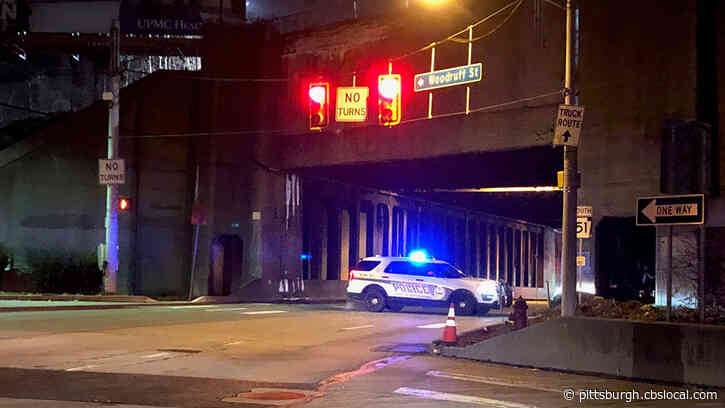 Tractor Trailer Crashes Into Median, Spills 50 Gallons Of Diesel Fuel
