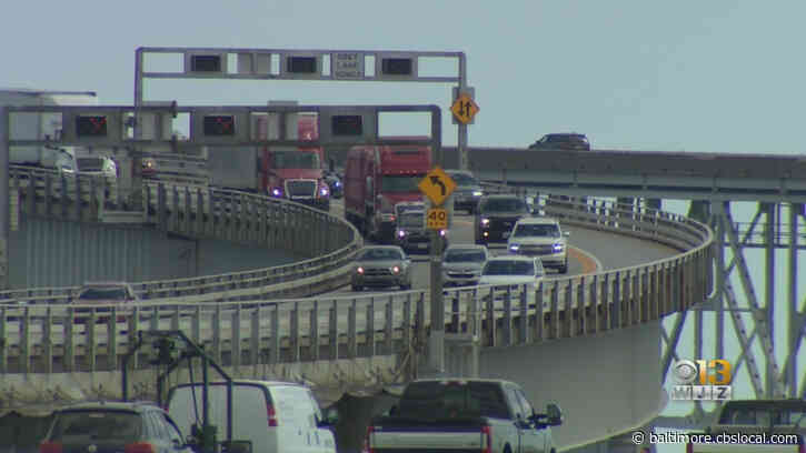 Lanes Close As Tollbooth Removal Begins On Chesapeake Bay Bridge