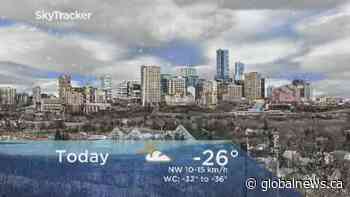 Edmonton early morning weather forecast: Monday, January 13, 2020