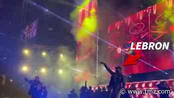 LeBron James Gets Over Flu By Raging Onstage With Bad Bunny