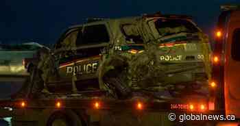 2 Saskatoon police officers seriously hurt in collision