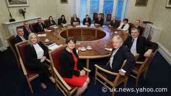 Johnson hails ‘wonderful compromise’ of powersharing during Stormont visit