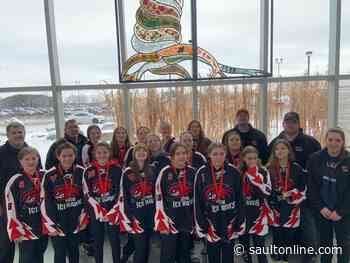 U14A Ice Hawks Ringette Team Takes Gold in Waterloo