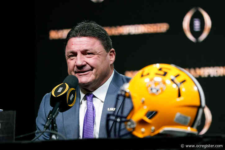 Whicker: Ed Orgeron has removed USC football from his rear-view, but not vice versa