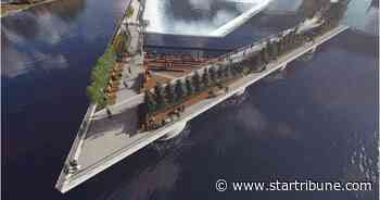 Hennepin County Board to hear proposal on a wishbone-shaped promenade spanning the Mississippi River at St. Anthony Falls