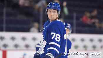 Maple Leafs recall defenceman Rasmus Sandin from AHL