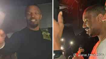 Jamie Foxx and 'Just Mercy' Costar Michael B. Jordan Party in London