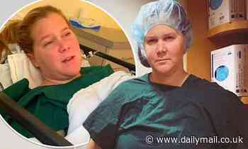 Amy Schumer gets high on laughing gas during egg retrieval surgery