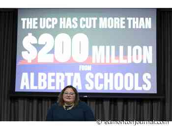 Watch: NDP say the province underfunding school districts by $210 million