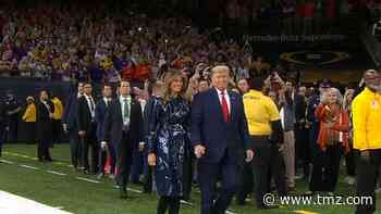 President Trump Gets Standing Ovation At National Championship Game