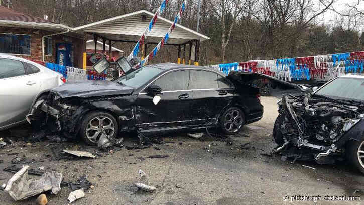 Out-Of-Control Driver Crashes Into Dealership, Causing Thousands Of Dollars In Damages