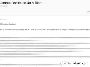 49 million user records from US data broker LimeLeads put up for sale online