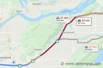 TRAFFIC: Multiple Highway 1 accidents between Chilliwack and Abbotsford