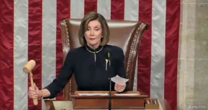 House votes Wednesday to send impeachment articles to Senate