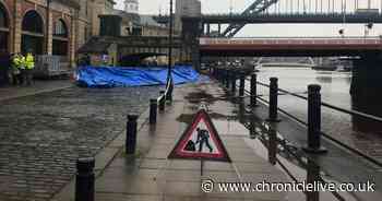 What time is the tidal surge expected in the Tyne as Storm Brendan batters UK?