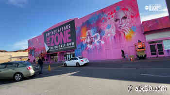 SNEAK PEEK: Giant Britney Spears Mural